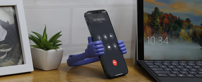 Honsky Cell Phone Stand Holder, Thumbs Up Lazy Phone Stand, Universal Adjustable Flexible, Cute Perfect Stocking Stuffers Gifts for Teen Girls, Compatible with Cell Phones & Tablets,Green