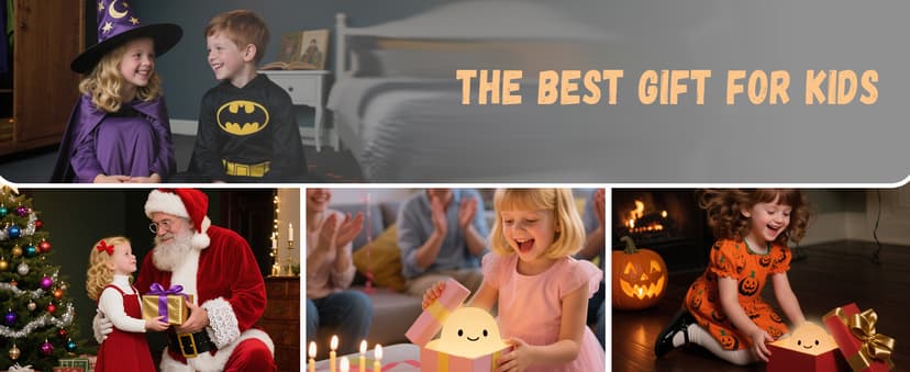 Ghost Night Light for Kids, Squishy Silicone Lamp - 50H Low/12H High, 2 Brightness, Tap-Control, USB Rechargeable, for Kids Halloween Decor & Nursery, Great Ghost Gifts