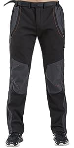 Gash Hao Mens Hiking Convertible Pants Outdoor Waterproof Quick Dry Zip Off Lightweight Fishing Pants