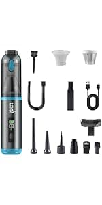 Cordless Vacuum Cleaner for Home, 23KPa Powerful Suction, Anti-Wrap Brush Roll & 5 LED Lights for Dark Corners, 35-Min Runtime, 2.6lb Lightweight Stick Vacuum for Hardwood