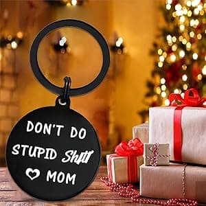 ENGZHI Son Keychain, Son Gifts for Teen Boys, Adult Son Gradution 2025 Present for Birthday Fathers Day Valentines