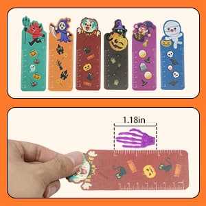306 PCS Halloween Party Favors Bulk, Halloween Goodie Bags Fillers for Trick or Treat, Stocking Stuffers, Halloween Treats Non Candy Carnival Treasure Box Classroom School Kids Adults Prizes Gifts