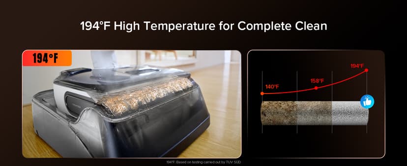 roborock F25 GT Vacuum Mop All in One, Wet Dry Vacuum Cleaner Cordless, 20000Pa Floor Cleaner Machine for Tile Hardwood Wood Vinyl Floor, Edge to Edge Self Cleaning Electric Mop with 180° Lie-Flat