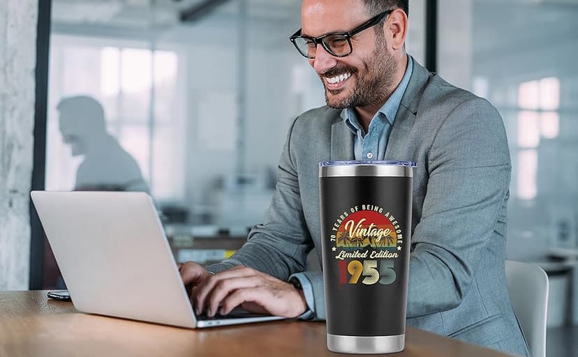 Funny 70th Birthday Gifts for Men Women,70 Year Old Birthday Gifts for Men, 70th Men Birthday Gift Ideas, Gifts for 70 Year Old Man-20 Oz Tumbler