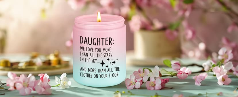 Miracu Candle, Teen Girls Gifts for Daughter, Teenage Girl Presents - Birthday Gifts for Teens 16-18 - Funny 2025 Christmas, Valentines Teenage, Unique Daughter Birthday Presents Ideas from Mom Dad