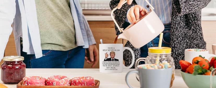 Aurahouse Funny Mother-in-law Mug - 11 Oz, Great Mother-in-law Gift for Birthday, Mother's Day, Christmas