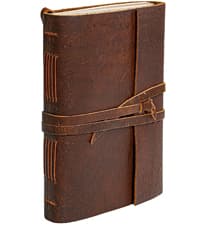 HLC Leather Toiletry Bag for Men - Best Gift for Men - Premium Genuine Leather Dopp Kit Shaving Kit Organizer Travel Kit Pouch Bag for Men - Large Size - Rustic Brown