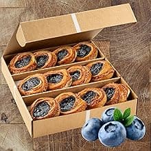Fruit Danish Pastries | Christmas Holiday Corporate Food Gifts in Gift box |12 Individually Wrapped ASSORTED Fruit Filled Cinnamon Buns | Halloween, Thanksgiving-Stern’s Bakery