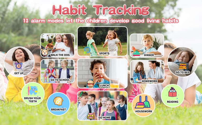 Kids Smart Watches Girls Gift for Girls Age 6-12, 24 Puzzle Games HD Touch Screen Kids Watch with Video Camera Music Player Pedometer Flashlight 12/24 hr Toys for 7 8 9 10 11 12 Year Old Girl Boys