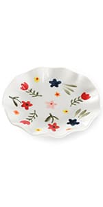 HOME SMILE Ceramic Ring Dish Jewelry Tray for Mom Sister Friends