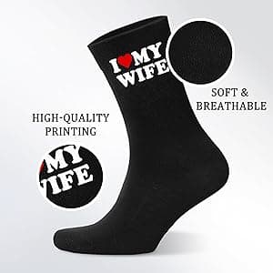 VICRAZY Birthday Gifts For Husband From Wife – Couple Gifts For Anniversary - Funny Stocking Stuffers, Christmas gifts For Him, Present for Valentine's Day, Father's Day - I Love My Wife