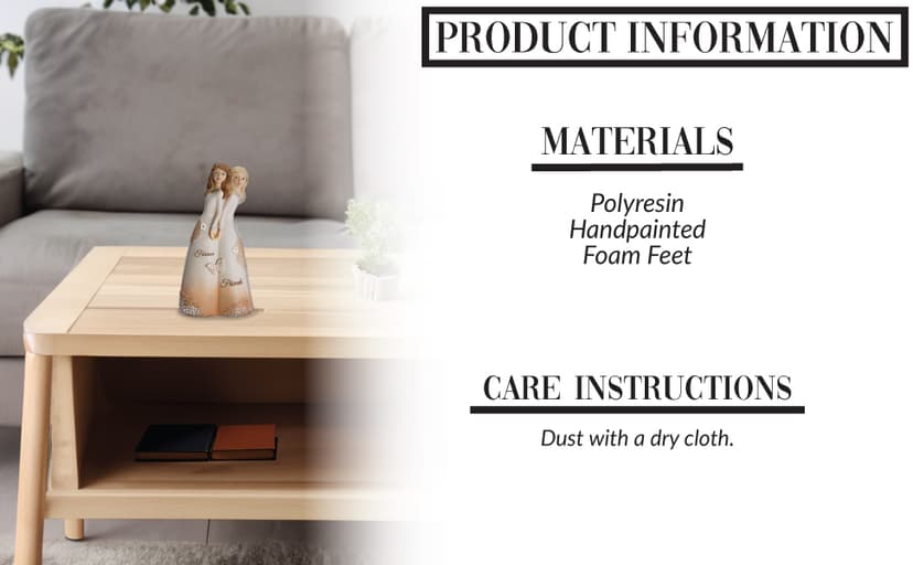 Pavilion Gift Company 19110 Forever Friends Figurine, 5-1/2", White, Rose