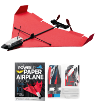POWERUP 4.0 The Next-Generation Smartphone Controlled Paper Airplane Kit, RC Controlled. Easy to Fly with Autopilot & Gyro Stabilizer. for Hobbyists, Pilots, Tinkerers.