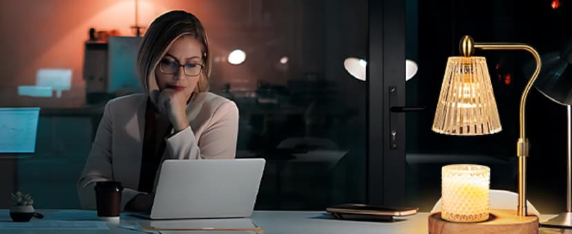 Candle Warmer Lamp with Timer and Dimmer Adjustable Height for Home Room Decor, Brithday Gifts for Women, Candle Warmer for Scented Jar Candles Mother's Day Gifts