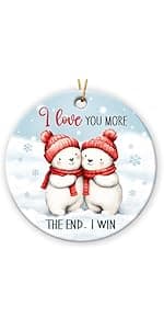 Pregnancy Ornament, Unique Pregnancy Gifts for Expecting 2026, Thoughtful Pregnant Ornaments for Mom Dad Wife Husband, Adorable Christmas Ornaments for Tree Decorations