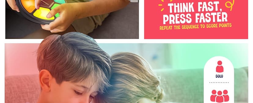 Memory Game for Kids - Gifts for Boys & Girls - 6 7 8 9 10 11 Year Old Boy Birthday Gifts - Kids Games - Toys for 10 Year Old Boy - Car Handheld Travel Games Road Trip for Ages 4-8, 6-8, 8-12 Years