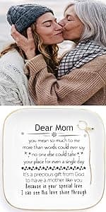 PUDDING CABIN Birthday Gifts for Friends Female Ring Trinket Dish - “Good Friends Are Like Stars You Don't Always See Them But You Know They Are Always There” Friendship Gifts for Women Friends