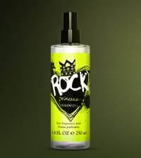 Vera Wang Princess + Rock Princess, Body Mist and Eau de Toilette Spray (2) 3 Piece Gift Set, Notes of Peach, Jasmine, and Vanilla, Women's Fragrance, Long Lasting, Everyday Fragrance