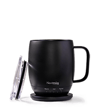 Nextmug - Temperature-Controlled, Self-Heating Coffee Mug (Black - 14 oz.)
