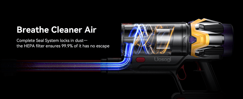 Cordless Vacuum Cleaner, Upgraded 55KPA 650W 70Mins Stick Vacuum with Hurricane Mode, Self-Standing, Touch Screen, 1.8L Dust Cup, Anti-tangle Wireless Vacumm, Vacuum Cleaners for Home/Pet Hair/Carpets