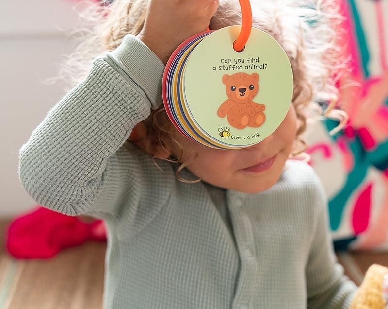 MOLLYBEE KIDS Toddler Scavenger Hunt Cards at Home, Toddler Activity, Ages 2, 3, Indoor Scavenger Hunt Game