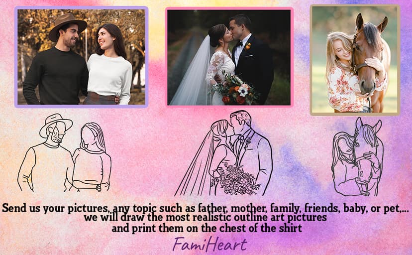 Custom Hoodies Design Your Own, Shirt Portrait From Photo, Valentines Customized Gifts For Boyfriend 2024