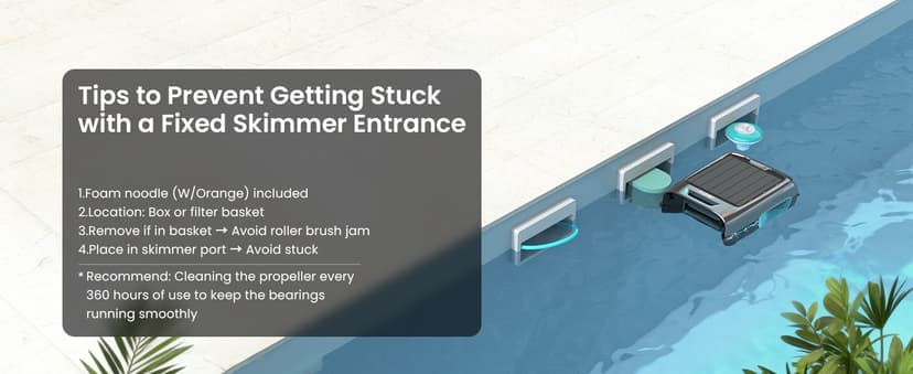 AIPER Surfer S2 Solar Powered Pool Surface Skimmer Robot with APP Support, 24/7 Continuous Cleaning, Dual Charging Modes, Smart Obstacle Avoidance, 150-um Filtration, OTA Upgrade