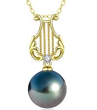 Gifts for women Mom her Girlfriend grandma Wife on Christmas Day Mothers Day Valentines Birthday Gifts Wedding Gift Jewelry Anniversary Tahitian Black Pearl Necklaces