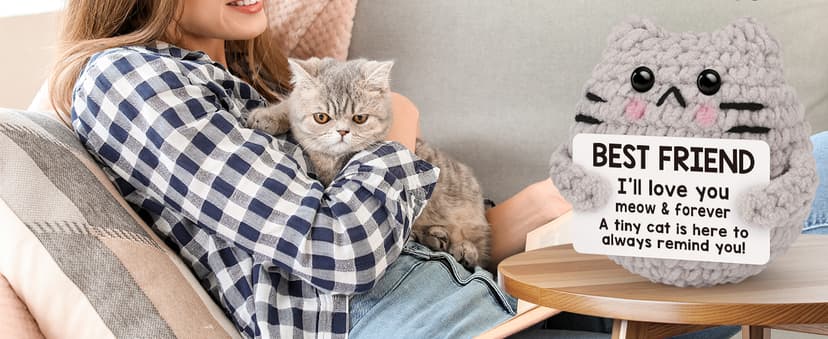 Best Friend Friendship Gifts for Women Men, Birthday Gifts for Friends Female Male Girls,Back to School Friend Desk Home Fall Decor Christmas Stocking Stuffers