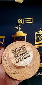 Whiskey Bourbon Smoker Kit 𝗣𝗥𝗘𝗠𝗜𝗨𝗠 Smoky bar Set. Natural American Solid Oak Smoker. A Great Home bar Gift, Easily Make The Legendary Smoked Cocktails and Old fashioneds at Home.