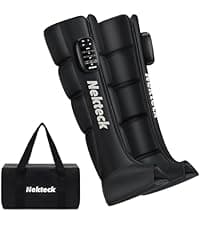 Nekteck Shiatsu Foot Massager with Heat, FSA Eligible Deep Kneading Therapy Air Compression, HSA Feet Massage Improve Blood Circulation Foot Wellness Soothing Pain Relief, Relax for Home Office Use