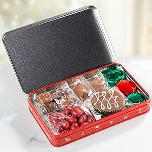 A Gift Inside Holiday Chocolate Christmas Collection Gift Tin
