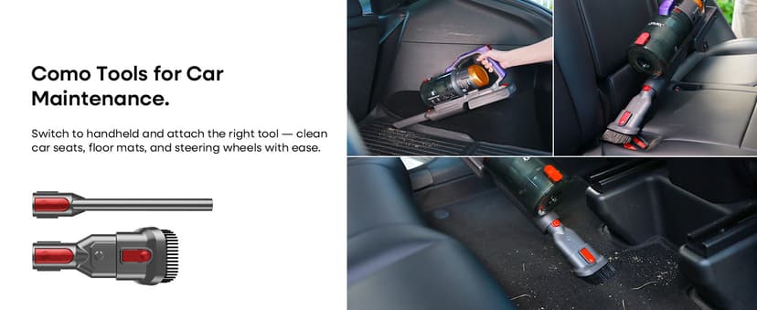 KIPMAX Cordless Vacuum Cleaner, 50KPa 550W Stick Vacuum for Home, 70Mins Anti-Tangled Vacuum Cleaner for Pet Hair/Carpet/Floor, Self-Standing Vacuum with Rechargeable Battery, LED Display&Aromatherapy