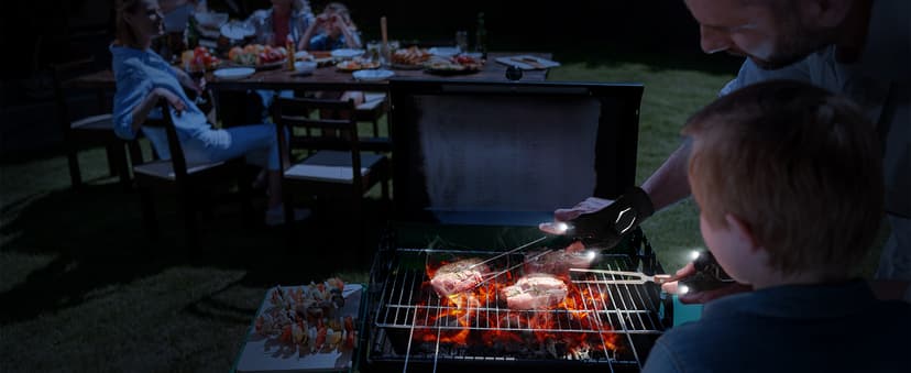 Stocking Stuffers Gifts for Men LED Flashlight Gloves, Mens Gifts for Christmas Anniversary Birthday Gifts for Men Dad Husband Him Husband, Camping Essentials Cool Gadgets Tools for Fishing Repairing