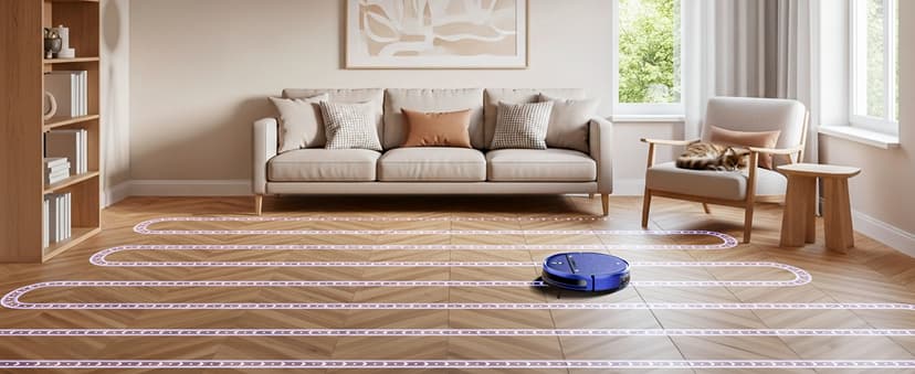 Robot Vacuum and Mop Combo, 2-in-1 Mopping Robot Vacuum Cleaner with 2300Pa Suction, 2.87'' Slim Design, Wi-Fi/App/Voice Control, 3D Obstacle Avoidance&Self-Charging for Hard Floors, Carpets, Pet Hair