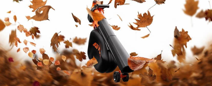 Cordless Leaf Vacuum Blower Mulcher 3 in 1, 2 * 4.0Ah Battery and Charger, Battery Powered Leaf Vacuum with 40L Bag, 160MPH, 600CFM, 4 Speed Modes, Suitable for Lawn Care Yard Cleaning