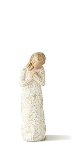 Willow Tree Remembrance Angel (Lighter Skin), Memories…Hold Each one Safely in Your Heart, A Gift to Express Sympathy, Comfort, Remembrance and Healing, Sculpted Hand-Painted Figurine