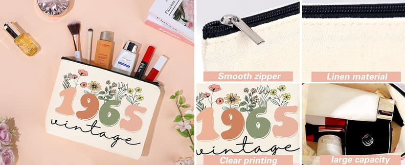 40th 50th 60th Birthday Gifts for Women Her Vintage 1965 1975 1985 Birthday Gifts Set for Grandma Mom Aunt Sister