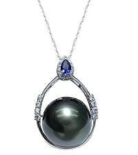 Gifts for women Mom her Girlfriend grandma Wife on Christmas Day Mothers Day Valentines Birthday Gifts Wedding Gift Jewelry Anniversary Tahitian Black Pearl Necklaces