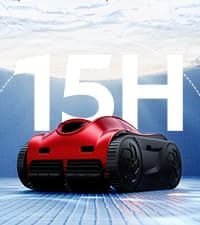 (2025 Upgrade) iGarden Pool Cleaner K36, Cordless Pool Vacuum Robot for Inground & Above Ground Pools, Smart Navigation, 220 Min Runtime, Touchscreen, Self-Parking, Cleans Floor, Wall & Waterline