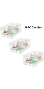 GIFTEXPRESS 18 Pcs Succulent Cactus Candles No Repeat Style, Delicate Smokeless Scented Tealight Candles for Home Décor, SPA, Wedding, Valentine's Day, Birthday Gift, Anniversary Celebration