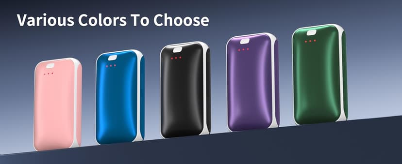 Hand Warmers Rechargeable, 2 Pack Electric Hand Warmer, Reusable Portable Pocket Heater USB Handwarmers, Gifts for Men, Women, Indoor, Outdoor, Hiking, Skiing, Camping, Hunting Accessories