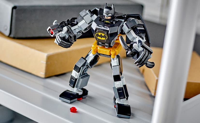 LEGO DC Batman: Batman Mech Armor Super Hero Toy, Collectible Robot Action Figure and Batman Minifigure Included, Creative Super Hero Gift for Kids & Batman Fans Ages 6 and Up, 76270