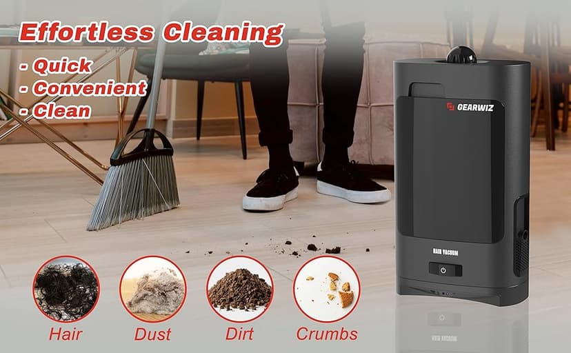 1400W Touchless Automatic Vacuum Dustpan – Motion Sensor Hands-Free Electric Dustpan for Pet Hair Dirt & Debris – Powerful and Energy Efficient Cleaning Solution for Home Kitchen & Office
