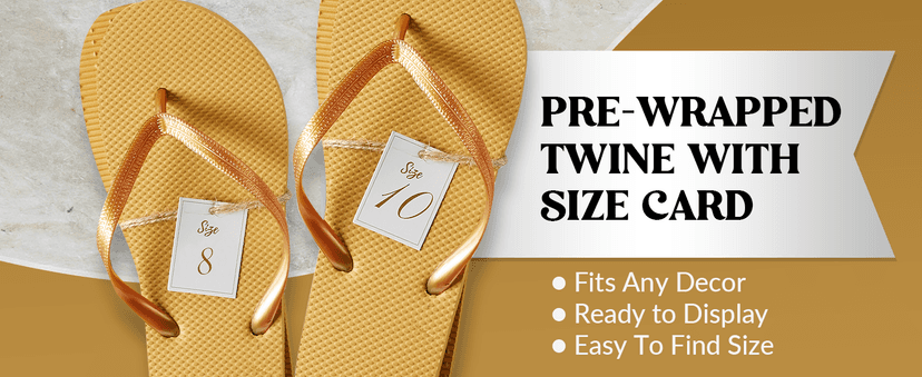 Orca Bulk Flip Flops For Wedding Guests | 52 Pack Wholesale Wedding Sandals