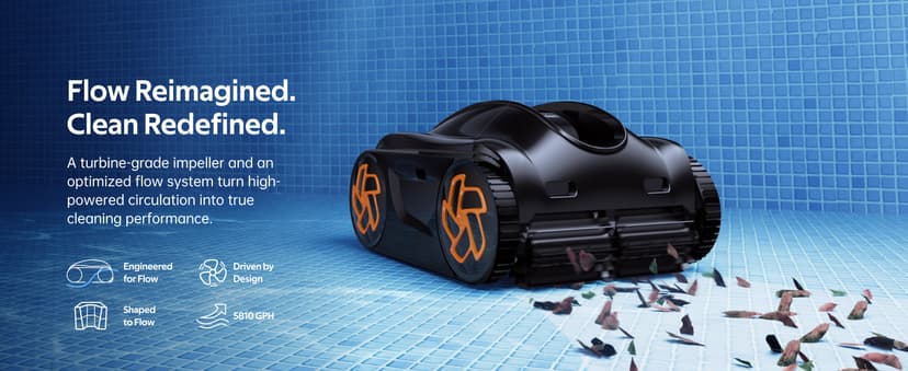 (2025 Upgrade) iGarden Pool Cleaner K36, Cordless Pool Vacuum Robot for Inground & Above Ground Pools, Smart Navigation, 220 Min Runtime, Touchscreen, Self-Parking, Cleans Floor, Wall & Waterline