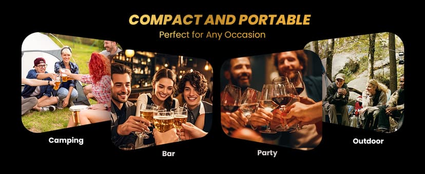 Electric Whiskey Smoker Kit, CHERRYQUEEN Old Fashioned Smoker Kit, Built-in Lighter & Ambient Light, 4 Reusable Ice Cubes 6 Wood Chips, Gifts for Men Dad Husband Whiskey Lovers (Birthday/Christmas)