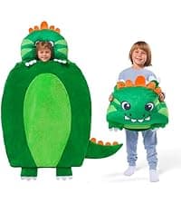 Joiedomi Glow in The Dark Gaming Blanket Gamer Gifts for Boys Age 2 3 4 5 6 7 8 9 10 11 12 Year Old, Soft Cozy Flannel Kids Throw Blanket, Birthday Bedroom Decor Grey 50"×60"