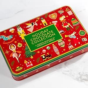 A Gift Inside Holiday Chocolate Christmas Collection Gift Tin