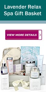 Luxury Spa Gift Basket for Women - 10 Relaxing Spa Birthday Gifts for Women with Lavender. Bridal Shower Gifts for Woman with Self Care Kit. Get Well Soon Package for Mother Sister.